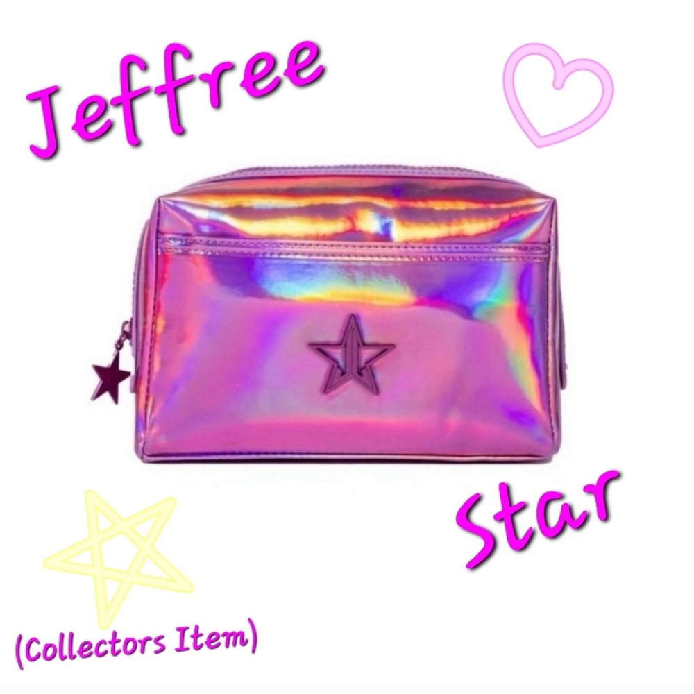 Jeffree Star 24'-25' Winter Mystery Holographic Cosmetic Bag (Collectors Item).